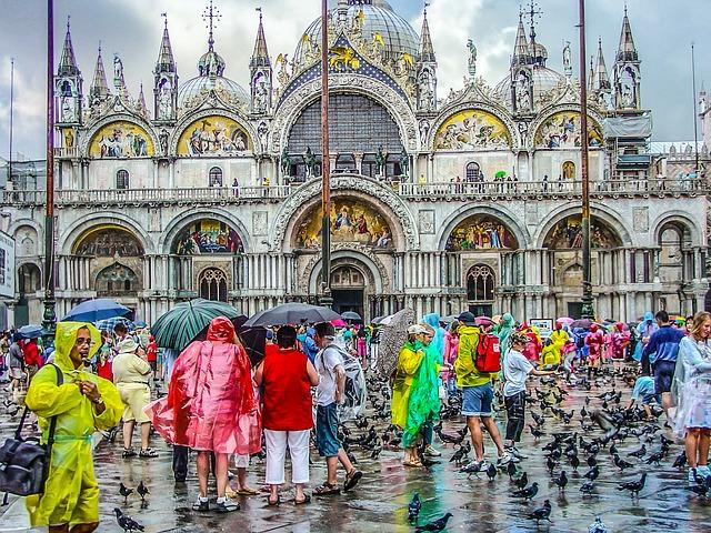 Tourists in Venice